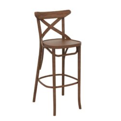 FL Paged Crossback Hospitality Bar Stool