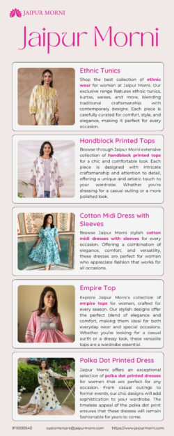 Upgrade Your Wardrobe with Stylish Empire Tops for Women in All Seasons