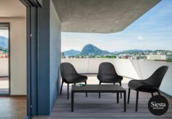 FL Sky 4 Piece Outdoor Lounge Setting with Coffee Table