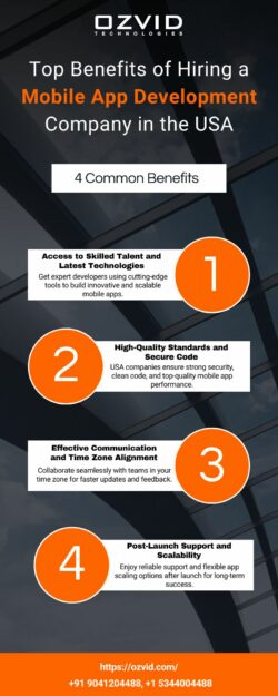 Top Benefits of Hiring a Mobile App Development Company in the USA