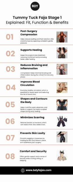 Tummy Tuck Faja Stage 1: Why It’s a Must-Have After Surgery