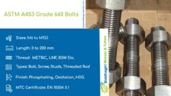 Buy ASTM A453 Grade 660 Bolts at Best Price