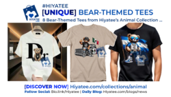 🐻 8 Bear-Themed Tees from Hiyatee’s Animal Collection – For True Bear Lovers Only!