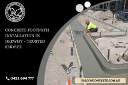 Concrete Footpath Installation in Deewhy – Trusted Service