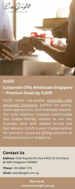 Corporate Gifts Wholesale Singapore – Premium Deals by EzGift
