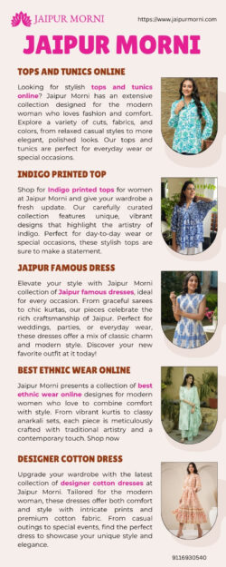 Elevate Your Wardrobe with Designer Cotton Dresses for Modern Women