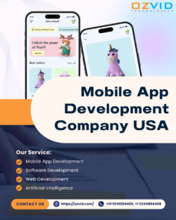 Best Mobile App Development Company in USA | OZVID Technologies