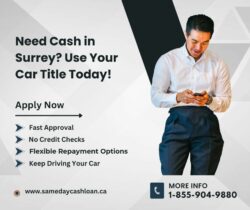 No Credit Check Car Title Loans in Surrey