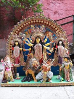 Buy Fiberglass Durga Idol, Bengali Durga Idol Online – Authentic Kumartuli Durga Idols