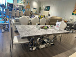 980 MARBLE DINING TABLE