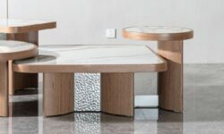 2565 MARBLE TOP COFFEE TABLE SET