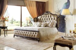 B001 HANDCRAFTED SOLID WOOD SUPER KING BED