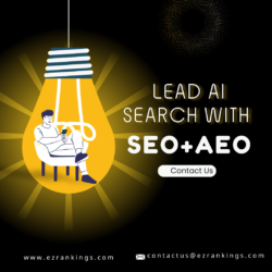 Lead AI Search with SEO + AEO by EZ Rankings