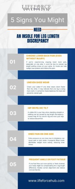 5 Signs You Might Need an Insole for Leg Length Discrepancy