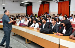 Guest Lecture in Progress at a Premier Management College in Kolkata