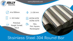 Stainless Steel 304 Round Bar Supplier in India