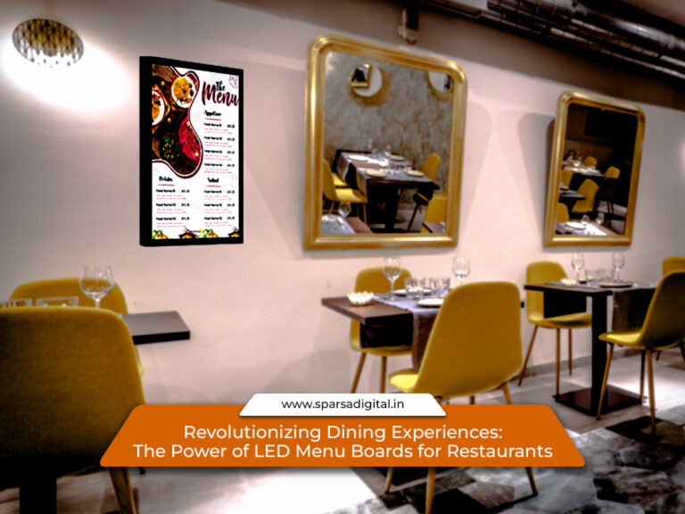 Revolutionizing Dining Experiences: The Power of LED Menu Boards for Restaurants