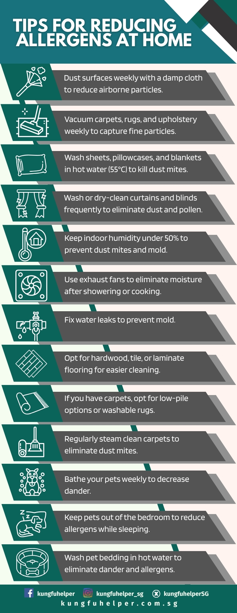 Tips for Reducing Allergens at Home