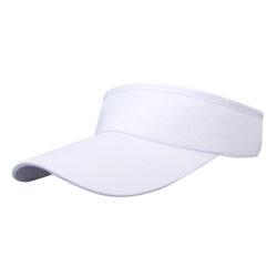 White Empty Top Hat Bulk,Solid Color Blank Adjustable Sport Sun Visor Hats