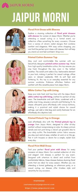 Buy Stylish Printed Cotton Summer Top Made for Everyday Summer Comfort