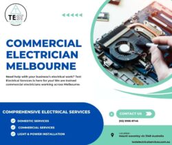 Professional Commercial Electrician in Melbourne – Test Electrical Services