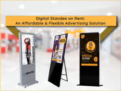 Digital Standee on Rent: An Advertising Solution