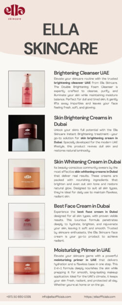 Top Rated Skin Whitening Creams in Dubai for Clear and Bright Skin