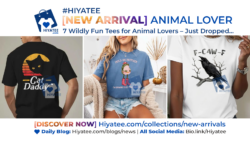 🐾 7 Wildly Fun Tees for Animal Lovers – Just Dropped from Hiyatee’s New Arrival Collection!
