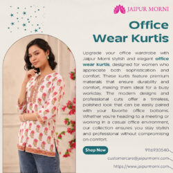 Explore Stylish Office Wear Kurtis for Women in a Comfortable Yet Professional Look