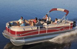 Sunbrella Pontoon Rail Boat Cover – Fits 31’6″ Length x 102″ Width