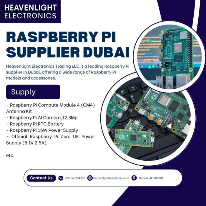 Trusted Raspberry Pi Supplier in Dubai – Heavenlight Electronics