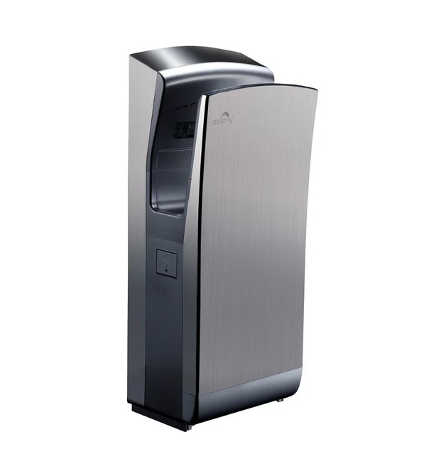 Dolphy Automatic Jet Hand Dryer 1650W – Stainless Steel Silver | High-Speed, Wall Mounted, Touch ...