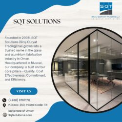 Superior Aluminum Windows for Homes and Offices in Muscat | SQT Solutions