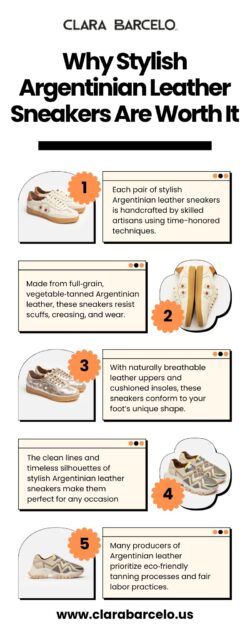 Buy Stylish Argentinian Leather Sneakers for Women Online