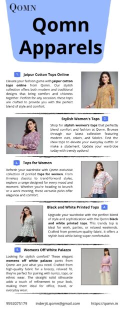 Shop Stylish Jaipur Cotton Tops Online for Comfortable and Chic Outfits
