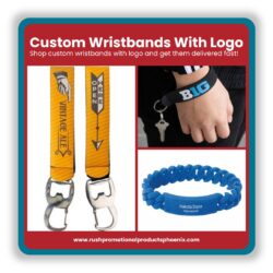 Affordable Custom Wristbands with Logo in Phoenix – Fast Turnaround