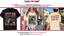 💘 8 Graphic Tees from DogMomHat Celebrating Love, Lust & Loud Families