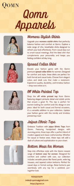 Shop Premium Quality Spread Collar Shirts for Women in Stylish Designs