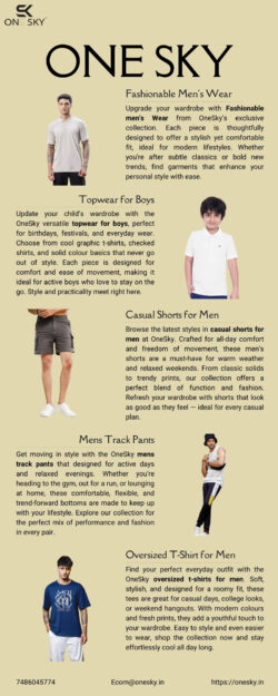 Refresh your look with premium and fashionable men’s wear selections