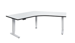 DD Height Adjustable Corner Workstation Curved