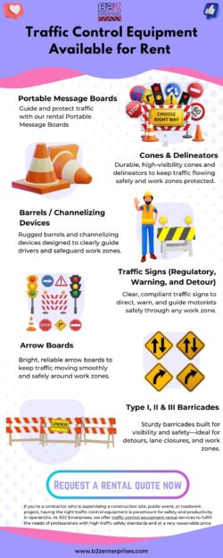 Traffic Control Equipment Available for Rent