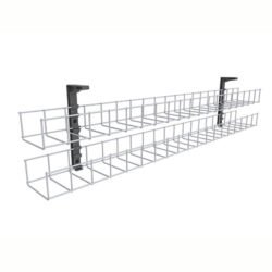 Wire Grid Dual Tiers Cable Basket