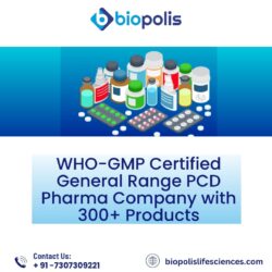 WHO-GMP Certified General Range PCD Pharma Company with 300+ Products