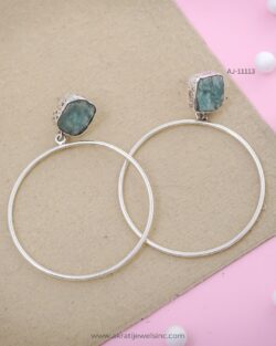 Akrati Jewels INC Wholesale Silver Gemstone Earrings Online USA