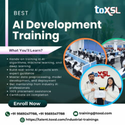 Join the Best AI Development Training at ToXSL Technologies