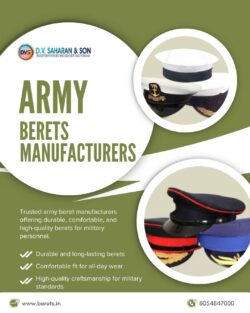 D V Saharan and Son | Trusted Army Berets Manufacturers