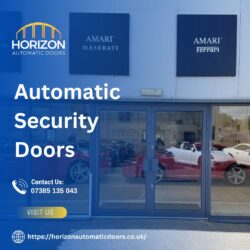 Reliable Automatic Security Doors for Maximum Protection