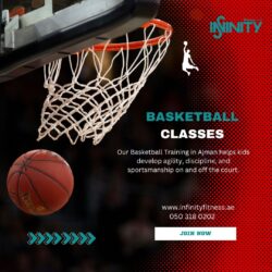 Basketball Training for Kids in Ajman at Infinity Fitness Club