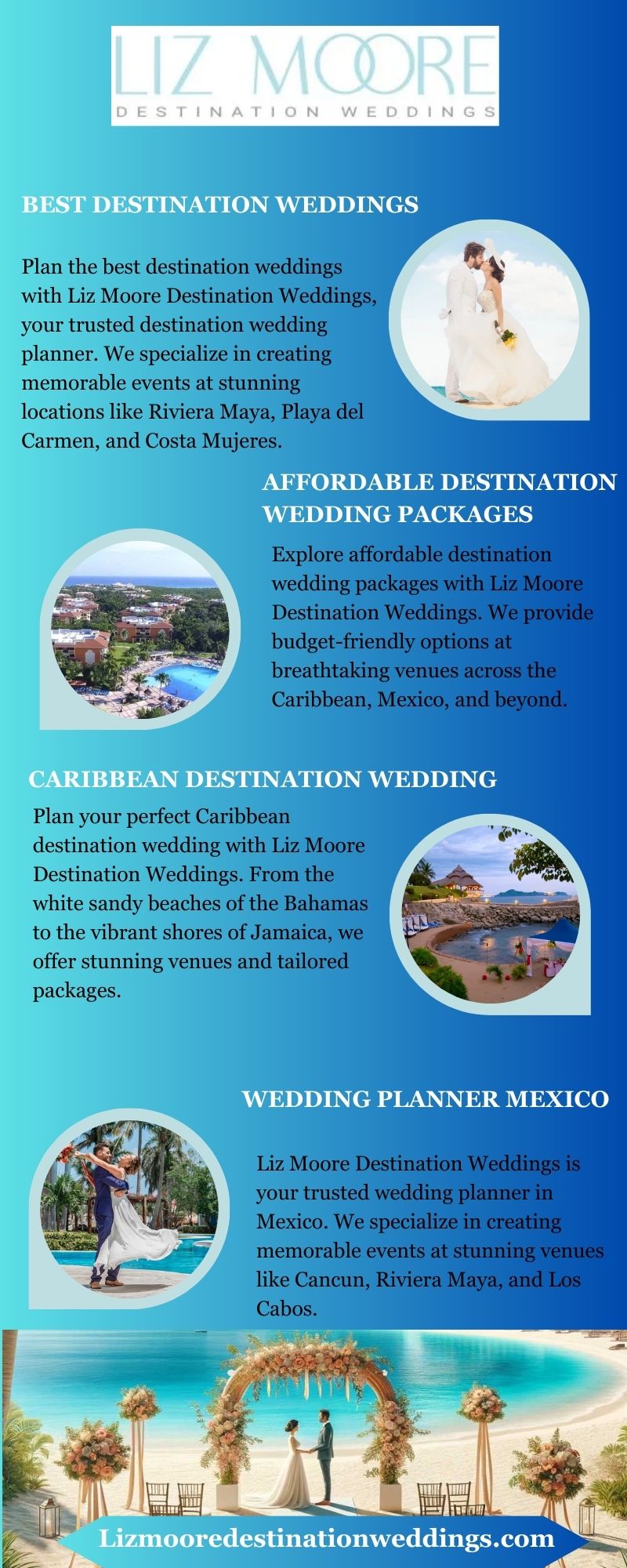 Dreams Riviera Cancun Wedding – Romantic Beachfront Ceremonies