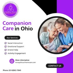 Reliable Companion Care in Ohio for Seniors